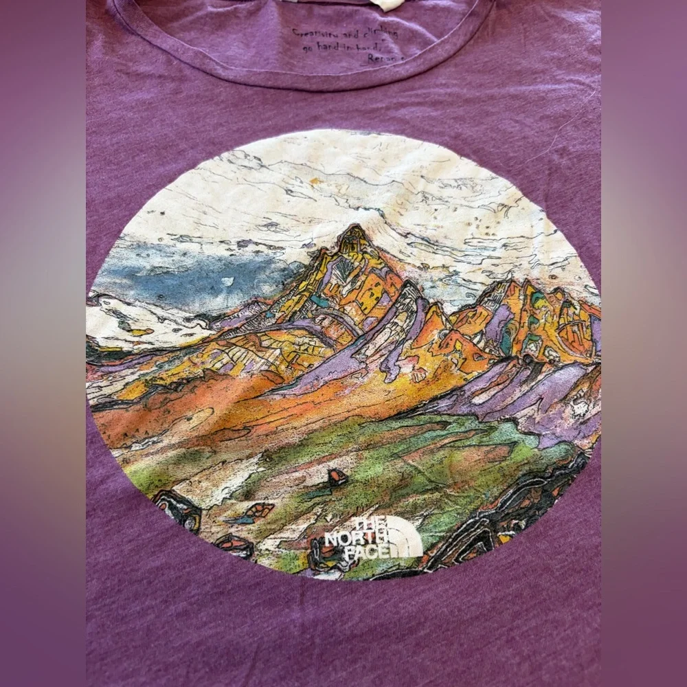 The North Face Purple Mountain Graphic Tee - Picture 3 of 7